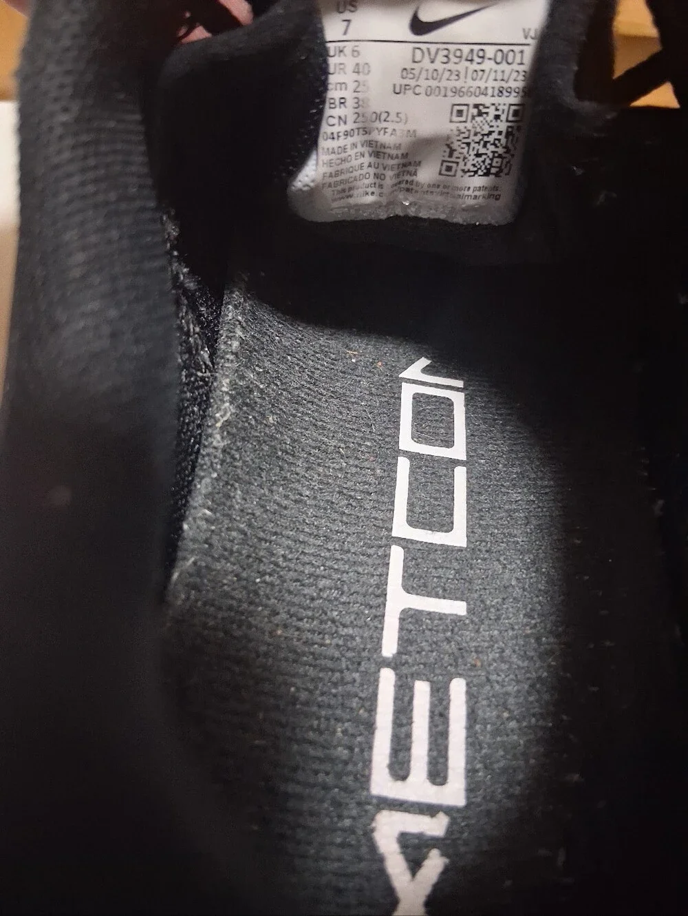 Nike Free Metcon 5 Black and White Men's Trainers * Size: 7